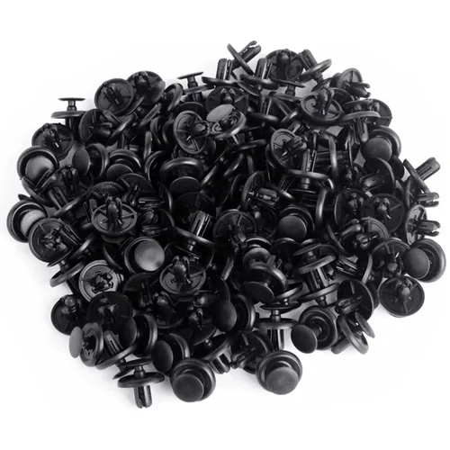 Vista 5 de ANTS PART 100pcs parachoques motor bajo cubierta clips de retención tipo empuje, nailon 90467-07201, para Toyota Lexus 4Runner Avalon Camry