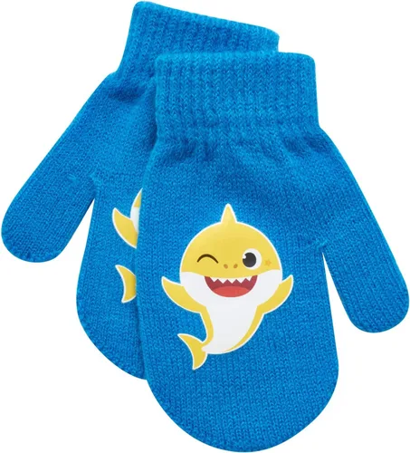 Vista 6 de Nickelodeon Conjunto de 2 pares de guantes de invierno para bebé y tiburón para niños (niño)