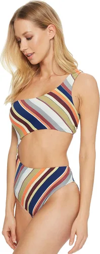Vista 2 de Bikini Lab Women's Funky Town Cut-Out Monokini One Piece Swimsuit