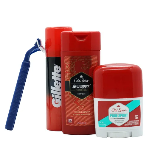 Vista 4 de Handy Solutions Kit de viaje resellable para hombre de 10 piezas