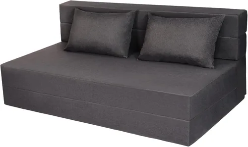 Vista 9 de Fvkind Sofá cama plegable, silla cama plegable con funda extraíble lavable, sofá plegable desplegable convertible con almohada, sofá futón para sala