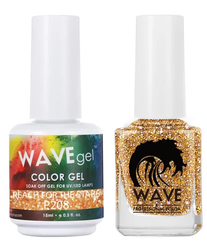 Vista 61 de WAVEGEL - Juego dúo de gel y esmalte de uñas a juego - Colección Simplicity - #P109 Blizzard I 0.5 onzas