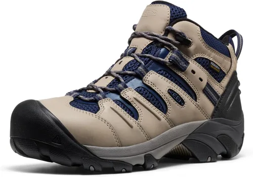 Vista 10 de Botas de trabajo impermeables con puntera de acero de altura media Lansing Mid para hombre, de KEEN Utility Mantillo/Shitake