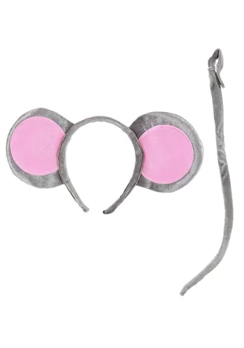 Vista 3 de Kit de accesorio diadema con orejas de ratón y cola Multicolor