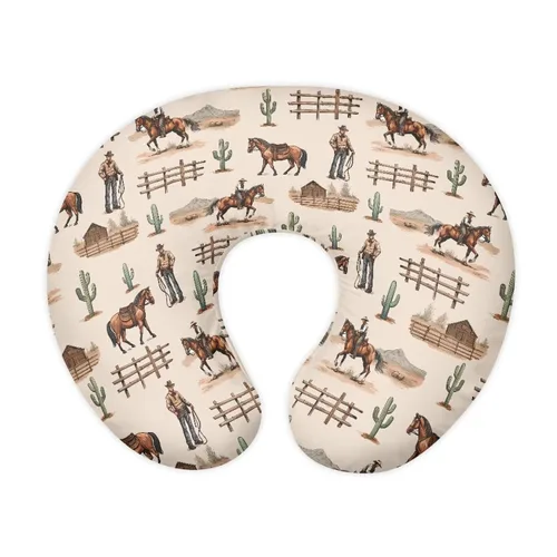 Vista 9 de Funda de almohada de lactancia azteca bohemia para bebés y niños, funda de almohada con cremallera oculta, funda de almohada de lactancia para niñas
