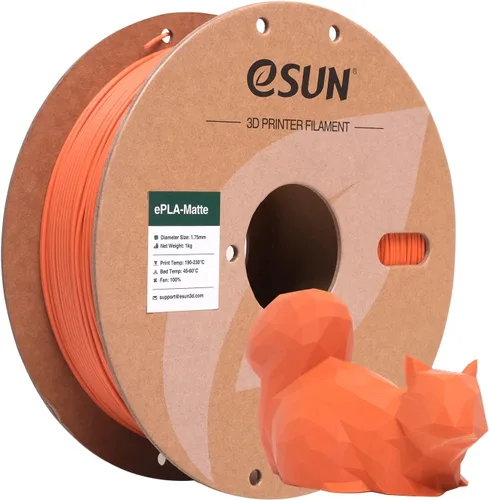 Vista 67 de eSUN Filamento PLA Mate 1.75mm, Filamento PLA Mate para Impresora 3D, Carrete de 1KG, Filamento de Impresión 3D para Impresoras 3D, Carrete