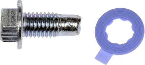 Vista 2 de Dorman 090-034 Tapón de drenaje de aceite Punto piloto M12-1.75, tamaño de la cabeza 0.591 in compatible con modelos seleccionados, paquete de 5