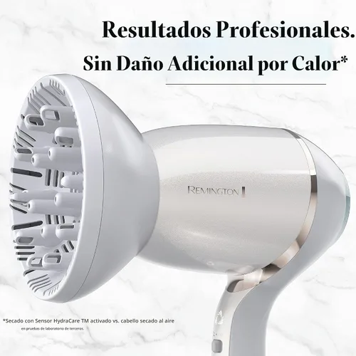 Vista 3 de Remington PROLUXE HydraCare Secador de pelo con difusor, 1875 vatios