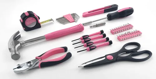 Vista 4 de Apollo Tools Original - Juego de herramientas para el hogar de 39 piezas en caja de herramientas y sé inteligente, prepárate, kit de primeros