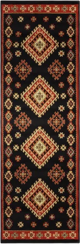Vista 13 de SUPERIOR Alfombra Tradicional Santa Fe Colección 3 x 5 - Rojo