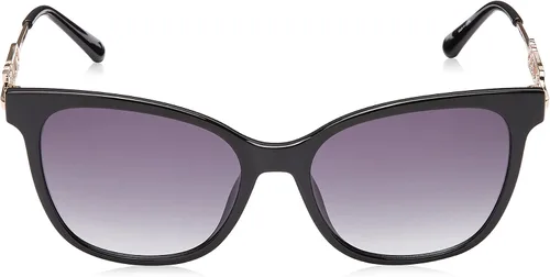 Vista 5 de GUESS Gafas de sol cuadradas con logotipo de metal para mujer