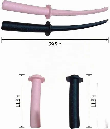 Vista 3 de AMARONE Juguetes de modelo de espada samurái retráctil de gravedad impresa en 3D, espada retráctil de plástico con impresión 3D, juguete Katana