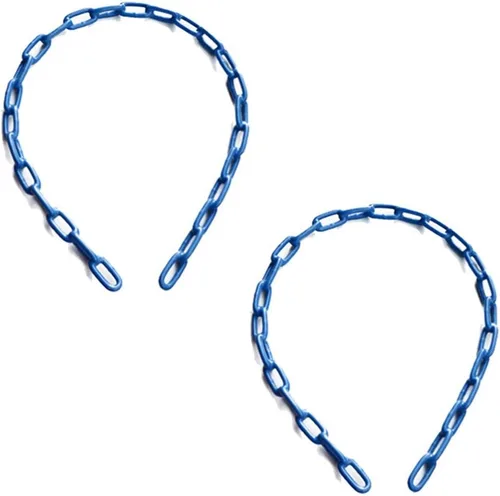 Vista 9 de Cadenas de columpio (2) totalmente recubiertas para columpios con 4 eslabones rápidos gratuitos, cadenas de eslabones de hierro antioxidantes, patio