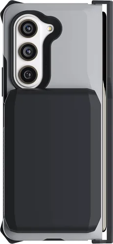 Vista 27 de Ghostek Exec - Funda tipo cartera para Galaxy Z Fold 4 con soporte magnético para tarjetas de crédito, protección de bisagra, carga inalámbrica