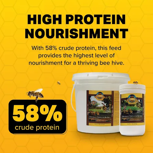 Vista 3 de Sustituición de Polen de Abeja Ultra de Mann Lake, Alimento Seco Alto en Proteínas para Colonias de Abejas Saludables para Apoyar el Crecimiento