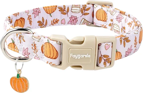 Vista 10 de Faygarsle - Collar floral para perras, diseño de primavera de verano rosa y amarillo, para perros pequeños, medianos y grandes, XS Flor Amarilla