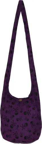 Vista 18 de Bolso cruzado estilo bohemio bohemio estilo hobo hippie gótico de 33 pulgadas, color negro