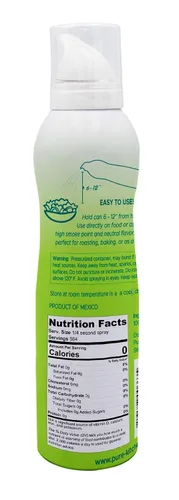 Vista 2 de Pure Kitchen Spray de cocina de aceite de aguacate 100% puro, presión de aire libre de propulsor solamente