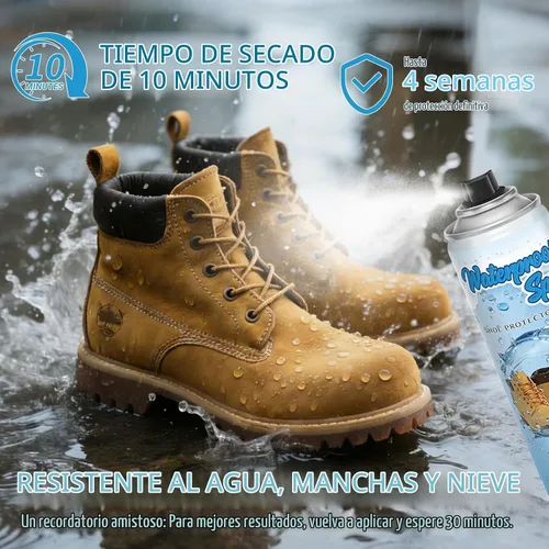 Vista 2 de etching Spray protector de zapatos: nano impermeable avanzado y repelente de manchas para tenis, gamuza, cuero y tela, escudo protector invisible