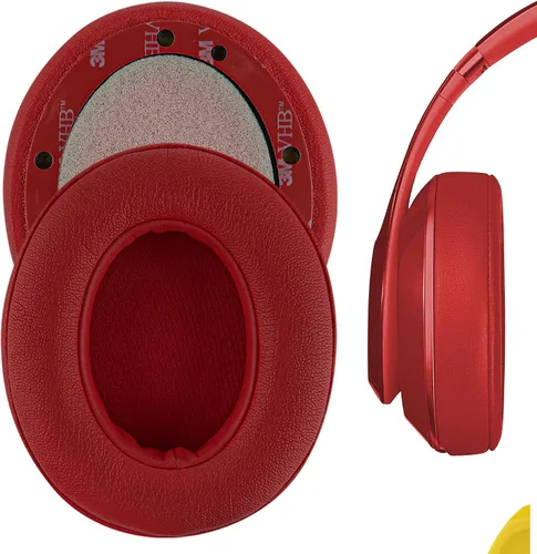 Vista 8 de Geekria QuickFit - Almohadillas de repuesto para auriculares inalámbricos Beats Studio 3, piezas de reparación (azul)