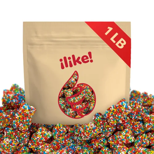 Vista 3 de Caramelos crujientes de gomitas de ositos, caramelo gomoso afrutado