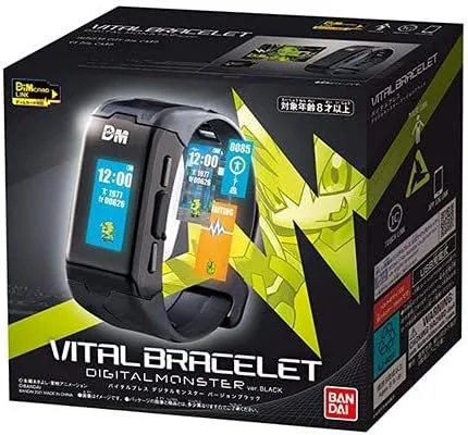 Vista 6 de Bandai - Brazalete Vital digital Monster de color negro
