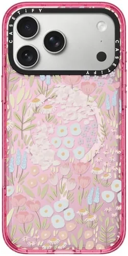 Vista 84 de CASETiFY Impact iPhone Air Case [Delgada/Compatible con Magsafe / 8.2 ft. Protección contra Caídas de Grado Militar 4X] - Lazos - Rosa Arcos