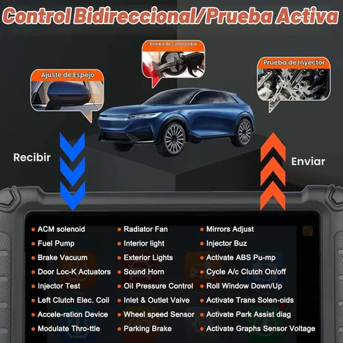 Vista 4 de Autel TS900 todo el escáner de diagnóstico de programación del sistema TPMS