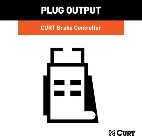 Vista 3 de CURT 51436 Arnés de cableado eléctrico del controlador de freno de remolque de enchufe rápido, seleccione Ford F150, F250, F350, F450, F550 Super