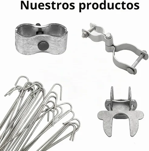 Vista 9 de HITTITE Bisagra de poste de valla de enlace de cadena de 1-3/8 pulgadas x 2-3/8 pulgadas, bisagras de puerta resistentes con bisagras hembra