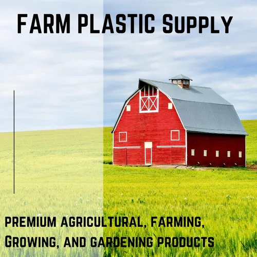 Vista 7 de Farm Plastic Supply - Láminas de plástico blanco de 2,4 mil - Película de invierno para invierno, película de plástico blanco de 2,4 mil, plástico