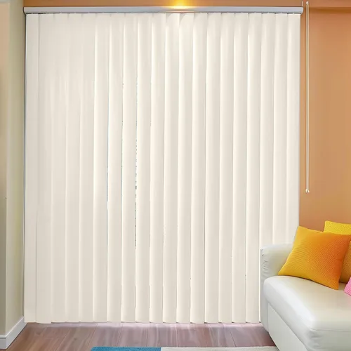 Vista 5 de DALIX - Láminas de repuesto para persianas verticales de PVC, curvadas, lisas, color marfil, 82.5 x 3.5 (paquete de 2)