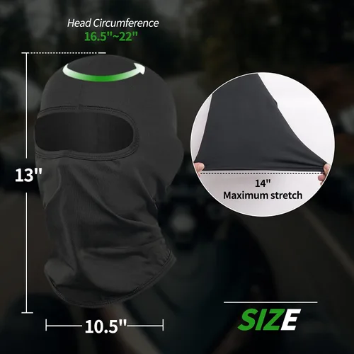 Vista 6 de LONGKING Pasamontañas de esquí, máscara facial de invierno para hombres y mujeres, esquí, snowboard, motocicleta, protección UV