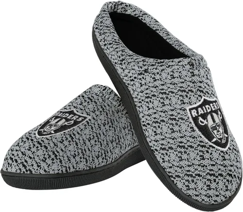 Vista 52 de FOCO NFL - Pantuflas para hombre con suela Cupsole tejidas en poliéster