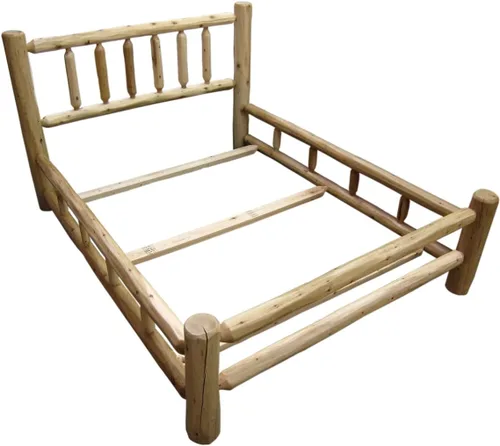 Vista 3 de Cama de troncos premium - California King