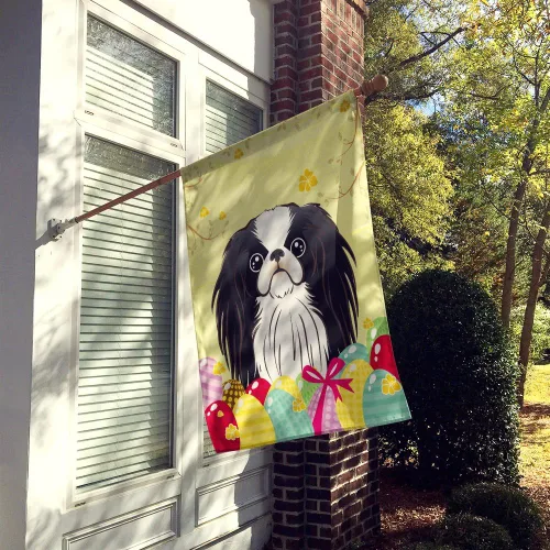 Vista 18 de Caroline's Treasures BB1923GF Bandera decorativa para jardín con diseño de Border Collie, para caza de huevos de Pascua, para jardín, jardín, patio