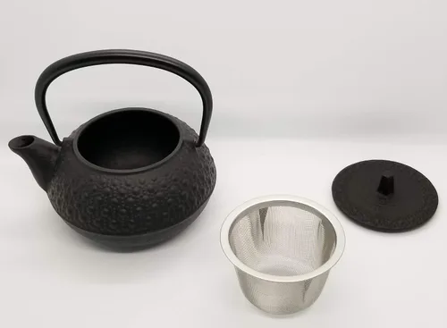 Vista 4 de Iwachu 12803 Tetera de acero inoxidable tipo 3 nueva tortuga Shell negro 0.32 L sin llama directa esmaltada compatible con utensilios de hierro Nambu