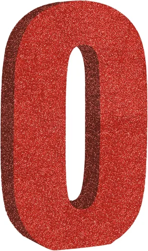 Vista 34 de TONIFUL Centro de mesa de madera número 0 con purpurina azul de 7.8 pulgadas, decoración de fiesta de cumpleaños azul, dígito 0 para cumpleaños