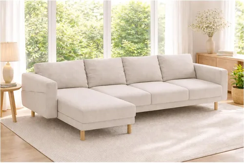 Vista 8 de Asiento duradero de tres o dos (3 o 2) con funda de sofá de repuesto hecha a medida, compatible con IKEA Norsborg - Funda de sofá seccional