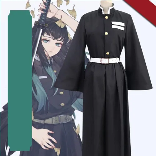 Vista 8 de Okazaki Tokitou Muichirou - Disfraz para cosplay, kimono, uniforme de Halloween