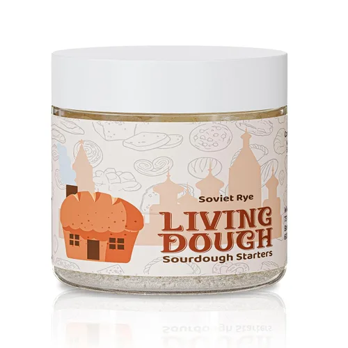 Vista 19 de Living Dough - Cultura de Masa Madre Amistosa Amish de 55 Años - Masa Madre Dulce y Orgánica para Hornear - Para Pan Artesanal, Masa para Pizza