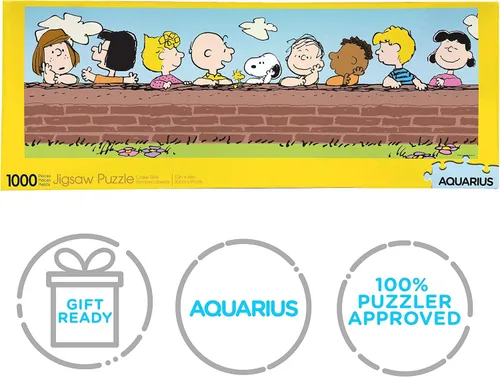 Vista 7 de AQUARIUS Peanuts Puzzle (rompecabezas delgado de 1000 piezas) – Mercancía y coleccionables de cacahuetes con licencia oficial – sin deslumbramiento