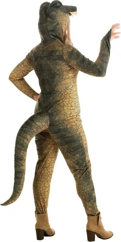 Vista 5 de Disfraz de dinosaurio mortal para mujer