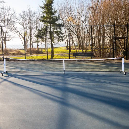Vista 8 de Champion Sports Pickleball Nets – Portable Durable Nets with Steel Frames for Indoor/Outdoor Play