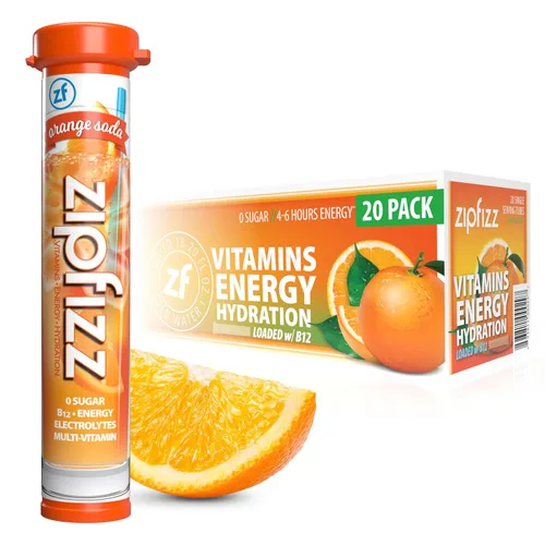 Vista 23 de Zipfizz Bebida energética diaria en polvo, Berry, paquete de 12 Energía sostenida 3-en-1, hidratación rápida y vitaminas esenciales Sin azúcar