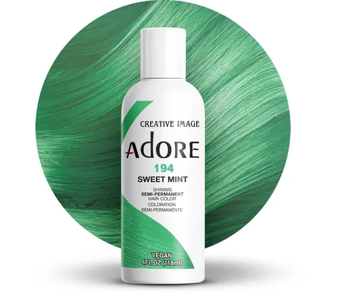 Vista 214 de Adore Tinte semipermanente morado para el cabello, vegano y libre de crueldad, 4 onzas líquidas, 197 Peri Winkle (paquete de 2)