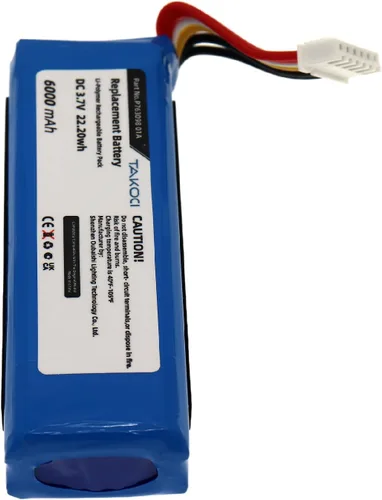 Vista 3 de Batería de repuesto para JBL Link 20 P763098 01A Altavoz Bluetooth inalámbrico 6000mAh
