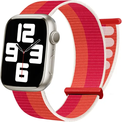 Vista 8 de Nylon Band Compatible with Apple Watch: Sport Loop Fits iWatch Series