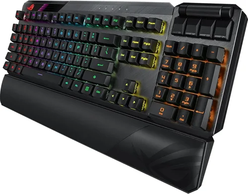 Vista 3 de ASUS ROG Claymore II Teclado mecánico modular inalámbrico para juegos y mouse inalámbrico ROG Gladius III