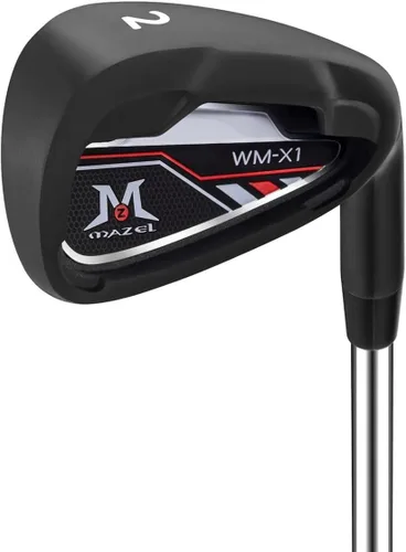 Vista 28 de MAZEL WM-X1/2 Hierros individuales para palos de golf para hombres 1,2,3,4,5,6,7,8,9, Pitching Wedge, Approach Wedge, Sand Wedge con ejes